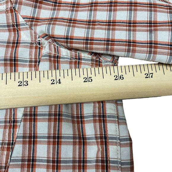 Big Sky Outfitters Mens Plaid Vented Short Sleeve Fishing Outdoor Shirt Size XXL - Picture 6 of 8